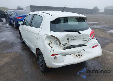 2019 Mitsubishi Mirage Rf из США, поврежденный, VIN ML32A3HJ7KH010729